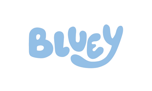 Bluey Character Logo