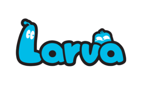 Larva Character Logo