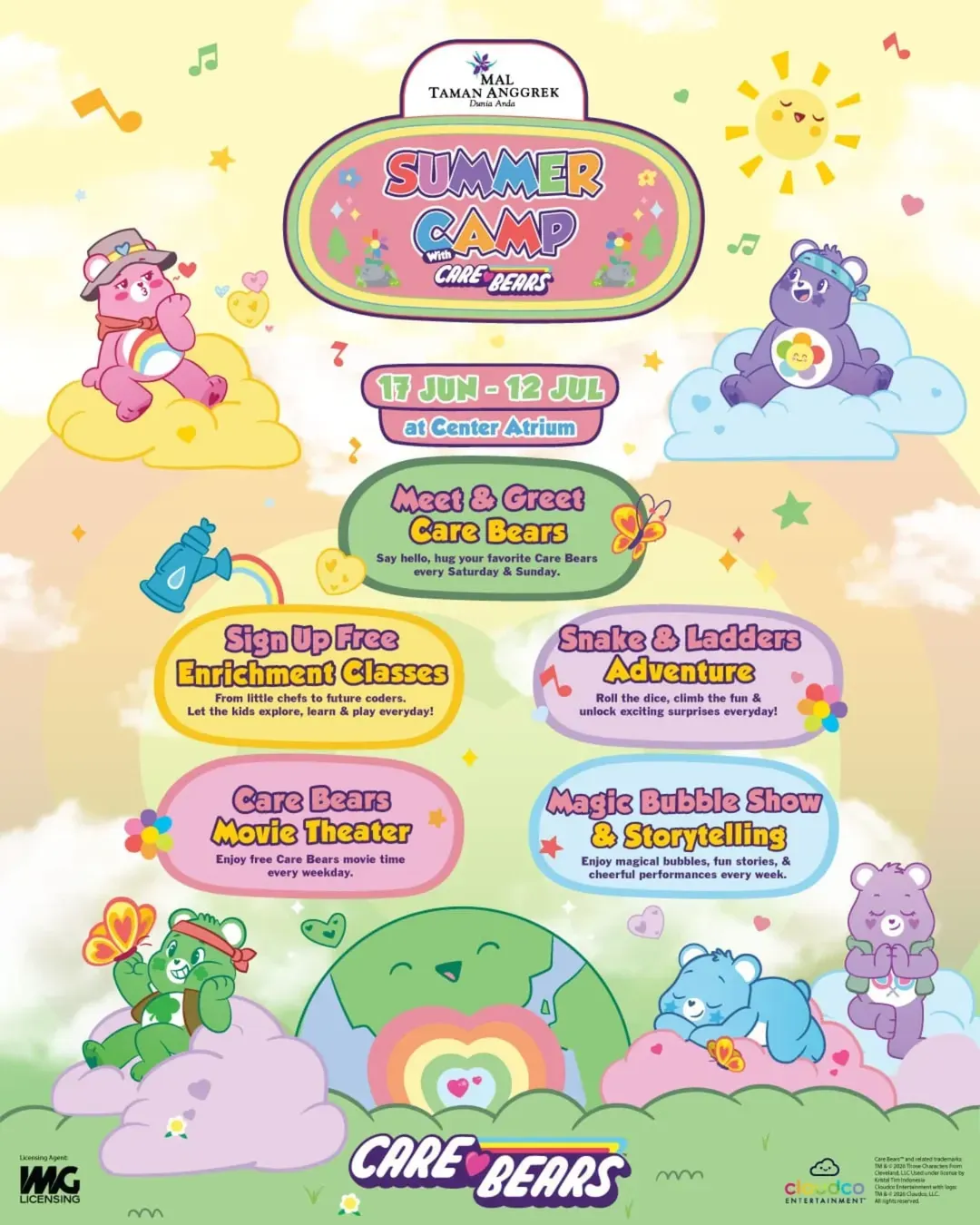 Care Bears Summer Camp At Mal Taman Anggrek